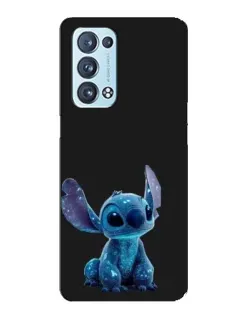 Чехол для OPPO Reno6 Pro 5G с картинкой «Стич на черном» Чехол для OPPO Reno6 Pro 5G с картинкой «Стич на черном»