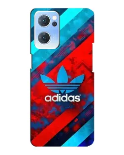 Чехол для OPPO Reno7 5G с картинкой «Абстракция Adidas» Чехол для OPPO Reno7 5G с картинкой «Абстракция Adidas»