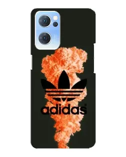 Чехол для OPPO Reno7 5G с картинкой «Оранжевый дым Adidas» Чехол для OPPO Reno7 5G с картинкой «Оранжевый дым Adidas»