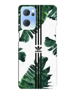 Чехол для OPPO Reno7 5G с картинкой «Пальмовые листья адидас»