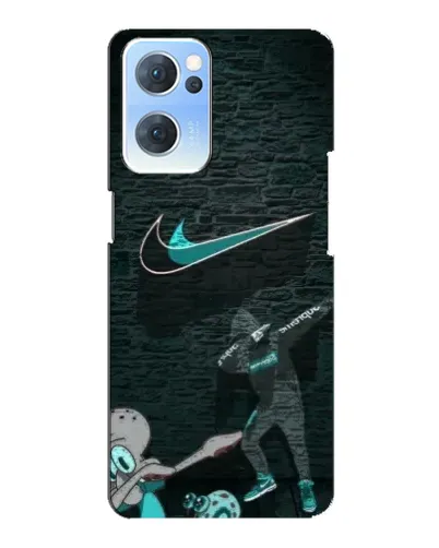Чехол для OPPO Reno7 5G с картинкой «Спортивный арт Nike»