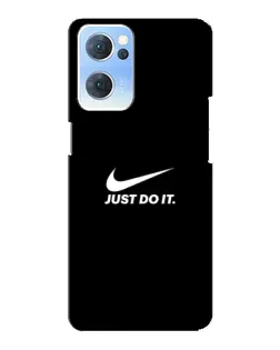 Чехол для OPPO Reno7 5G с картинкой «Минимализм от Nike»