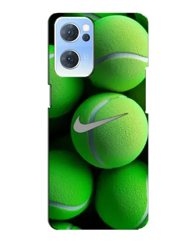 Чехол для OPPO Reno7 5G с картинкой «Теннисные мячи Найк»