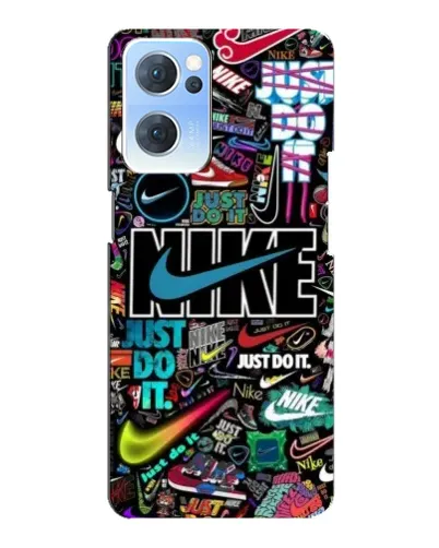 Чехол для OPPO Reno7 5G с картинкой «Яркий коллаж Nike» Чехол для OPPO Reno7 5G с картинкой «Яркий коллаж Nike»