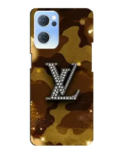 Чехол для OPPO Reno7 5G с картинкой «Камуфляжный Louis Vuitton»