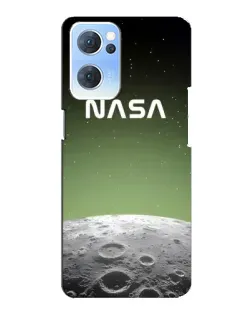 Чехол для OPPO Reno7 5G с картинкой «NASA — лунный градиент» Чехол для OPPO Reno7 5G с картинкой «NASA — лунный градиент»
