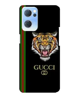 Чехол для OPPO Reno7 5G с картинкой «Тигр Gucci»