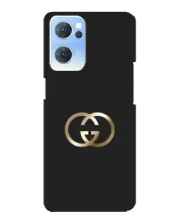 Чехол для OPPO Reno7 5G с картинкой «Минимализм Gucci»