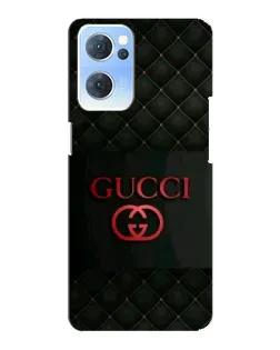 Чехол для OPPO Reno7 5G с картинкой «Gucci — стеганый черный»