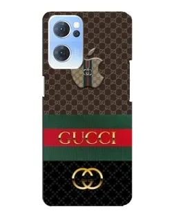 Чехол для OPPO Reno7 5G с картинкой «Gucci — брендированный десерт»