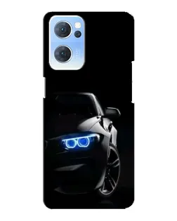 Чохол для OPPO Reno7 5G з картинкою «BMW — нічний погляд»