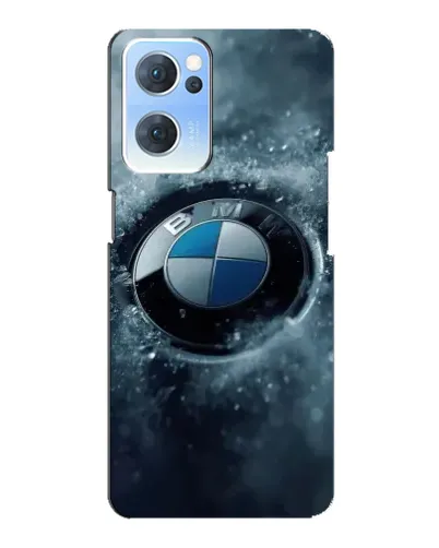 Чехол для OPPO Reno7 5G с картинкой «Логотип BMW — лед» Чехол для OPPO Reno7 5G с картинкой «Логотип BMW — лед»