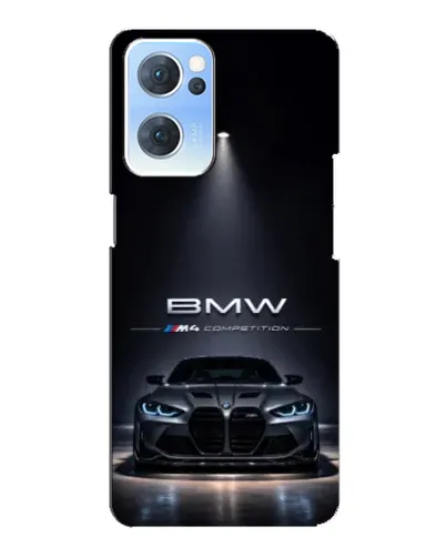 Чохол для OPPO Reno7 5G з картинкою «BMW крізь нічне місто» Чохол для OPPO Reno7 5G з картинкою «BMW крізь нічне місто»