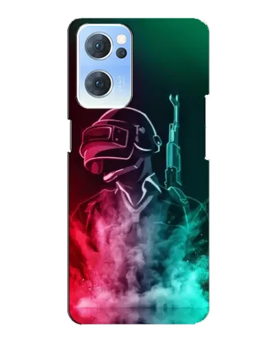 Чехол для OPPO Reno7 5G с картинкой «PUBG — огненный воин» Чехол для OPPO Reno7 5G с картинкой «PUBG — огненный воин»