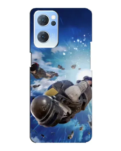 Чехол для OPPO Reno7 5G с картинкой «Десант PUBG — прыжок» Чехол для OPPO Reno7 5G с картинкой «Десант PUBG — прыжок»