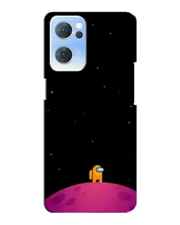 Чохол для OPPO Reno7 5G з картинкою «Самотній герой на планеті» Чохол для OPPO Reno7 5G з картинкою «Самотній герой на планеті»