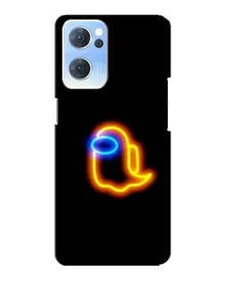 Чохол для OPPO Reno7 5G з картинкою «Among Us неонове сяйво» Чохол для OPPO Reno7 5G з картинкою «Among Us неонове сяйво»