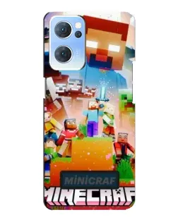 Чохол для OPPO Reno7 5G з картинкою «Minecraft герої гри» Чохол для OPPO Reno7 5G з картинкою «Minecraft герої гри»