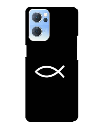 Чохол для OPPO Reno7 5G з картинкою «Символ риби Jesus» Чохол для OPPO Reno7 5G з картинкою «Символ риби Jesus»