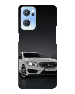 Чехол для OPPO Reno7 5G с картинкой «Mercedes AMG GT Silver»