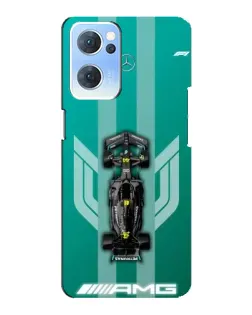 Чехол для OPPO Reno7 5G с картинкой «Mercedes AMG Petronas»