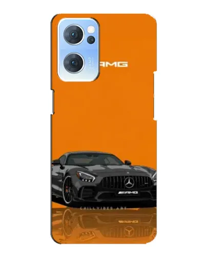 Чехол для OPPO Reno7 5G с картинкой «Оранжевый Mercedes AMG» Чехол для OPPO Reno7 5G с картинкой «Оранжевый Mercedes AMG»