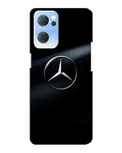 Чохол для OPPO Reno7 5G з картинкою «Mercedes на металі»