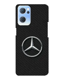 Чохол для OPPO Reno7 5G з картинкою «Карбоновий Mercedes стиль»