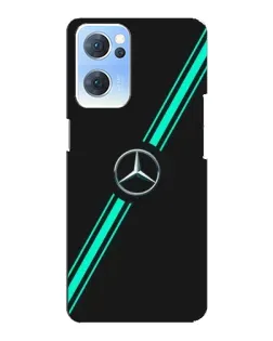 Чохол для OPPO Reno7 5G з картинкою «Спортивні лінії Mercedes»