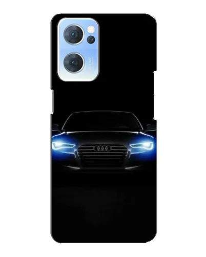 Чехол для OPPO Reno7 5G с картинкой «Audi в неоне» Чехол для OPPO Reno7 5G с картинкой «Audi в неоне»