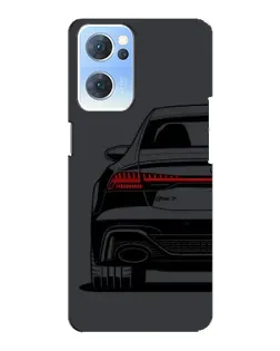 Чехол для OPPO Reno7 5G с картинкой «Задняя часть Audi — арт»