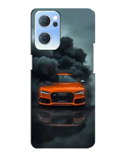 Чехол для OPPO Reno7 5G с картинкой «Audi в облаках дыма» Чехол для OPPO Reno7 5G с картинкой «Audi в облаках дыма»