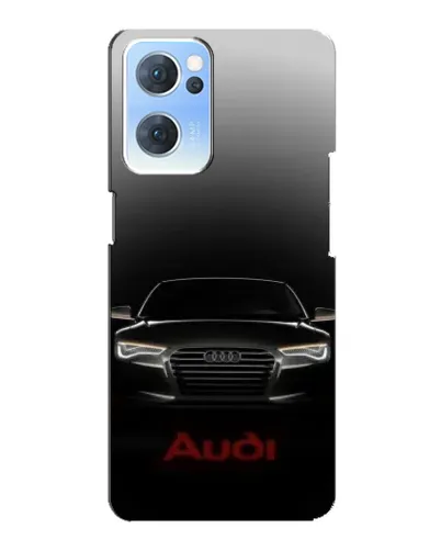 Чехол для OPPO Reno7 5G с картинкой «Audi — градиентный контур» Чехол для OPPO Reno7 5G с картинкой «Audi — градиентный контур»