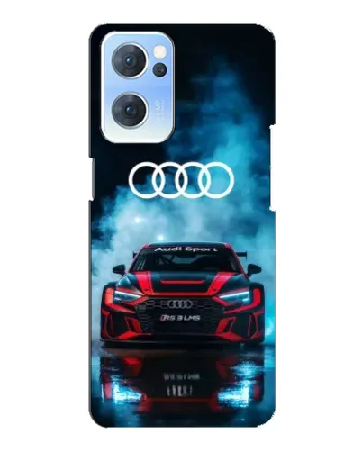 Чехол для OPPO Reno7 5G с картинкой «Audi Sport — неон» Чехол для OPPO Reno7 5G с картинкой «Audi Sport — неон»