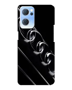 Чехол для OPPO Reno7 5G с картинкой «Audi — абстрактные кольца»
