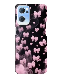 Чехол для OPPO Reno7 5G с картинкой «Неоновое кружево»