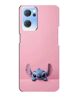 Чехол для OPPO Reno7 5G с картинкой «Stitch выглядывает» Чехол для OPPO Reno7 5G с картинкой «Stitch выглядывает»