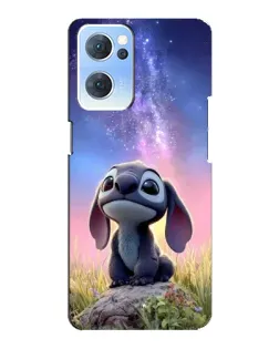 Чехол для OPPO Reno7 5G с картинкой «Стич на рассвете» Чехол для OPPO Reno7 5G с картинкой «Стич на рассвете»