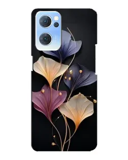 Чехол для OPPO Reno7 5G с картинкой «Лиловые цветы грации»
