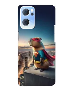 Чехол для OPPO Reno7 5G с картинкой «Капи-мен супергерой» Чехол для OPPO Reno7 5G с картинкой «Капи-мен супергерой»