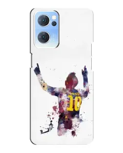 Чехол для OPPO Reno7 5G с картинкой «Акварельный Месси Барселона» Чехол для OPPO Reno7 5G с картинкой «Акварельный Месси Барселона»