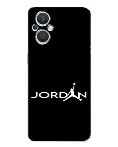 Чехол для OPPO Reno7 Lite (5G) с картинкой «Jordan White Logo»