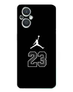 Чехол для OPPO Reno7 Lite (5G) с картинкой «Jordan Flight 23»