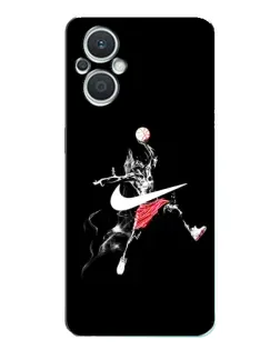 Чехол для OPPO Reno7 Lite (5G) с картинкой «Jordan Jumpman»