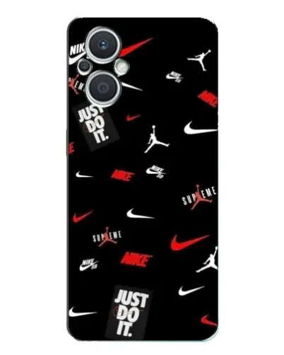 Чехол для OPPO Reno7 Lite (5G) с картинкой «Nike Mix Pattern»