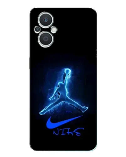 Чехол для OPPO Reno7 Lite (5G) с картинкой «Jordan Neon Blue»