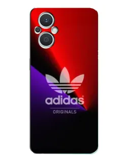 Чехол для OPPO Reno7 Lite (5G) с картинкой «Adidas Red Neon»