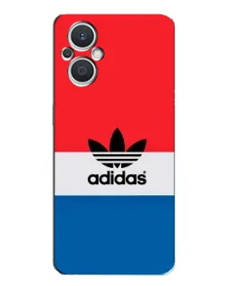 Чехол для OPPO Reno7 Lite (5G) с картинкой «Ретро блоки Adidas»