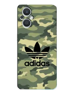 Чехол для OPPO Reno7 Lite (5G) с картинкой «Милитари стиль Adidas»