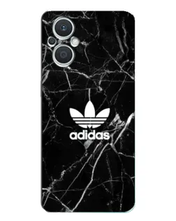Чехол для OPPO Reno7 Lite (5G) с картинкой «Белый мрамор Adidas»